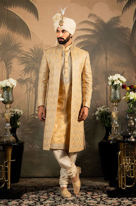 Sherwani Suits for Men | New Style & Wedding Sherwani for Men – Bonsoir