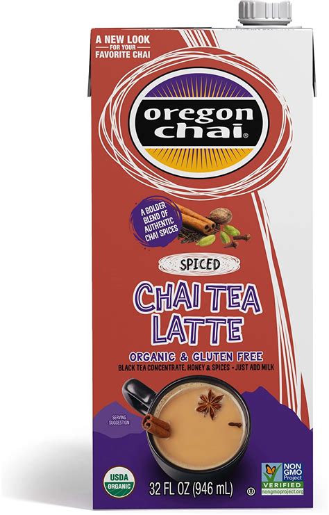 Amazon.com : Oregon Chai Spiced Chai Tea Latte Concentrate, 32 Fl Oz ...
