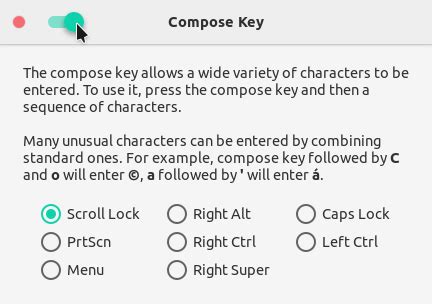 Compose Key Ubuntu 的图像结果
