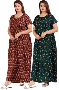 SHOPIFY Women Nighty Set - Buy SHOPIFY Women Nighty Set Online at Best ...