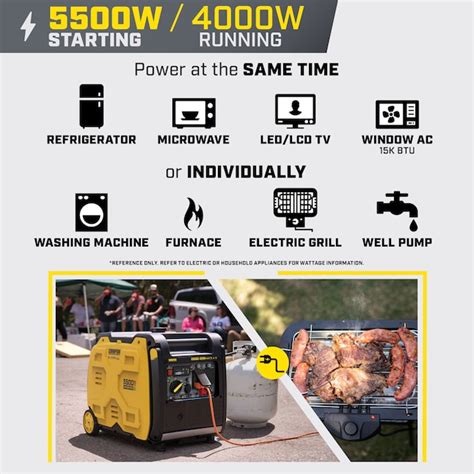 Champion Power Equipment CO Shield Electric Start RV Ready Quiet ...