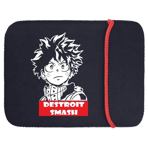 Printed Neoprene Reversible Laptop & Tablet Sleeve - Anime My Hero ...