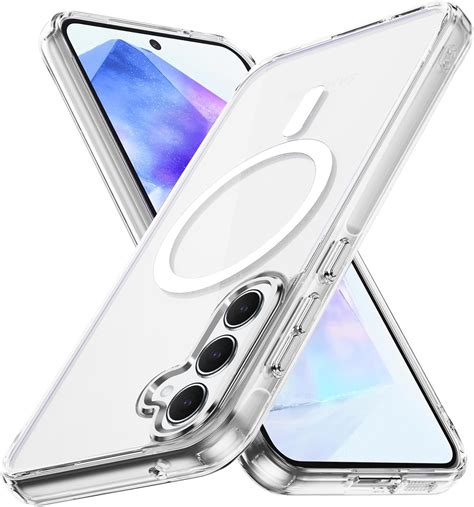 Lunivop - Funda rígida para Samsung Galaxy A55 5G [compatible con carga inalámbrica Magsafe ...