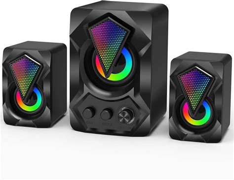 VipMan Computer Stereo, Computer Speakers 2.1 Channel USB Computer ...