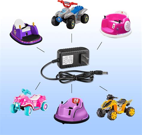 Buy 6 Volt Battery Charger for Ride On Toys, 6V 1A Battery Charger for ...