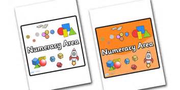 👉 Numeracy Area Sign (teacher made) - Twinkl