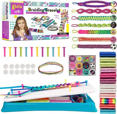 AMROAH 13056 Pcs 72 Colors Friendship Bracelet Making Kit for Girls ...
