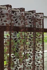 Buy HARJAP'S Heavy Net Tissue Semi Transparent/Sheer Leaf Printed ...