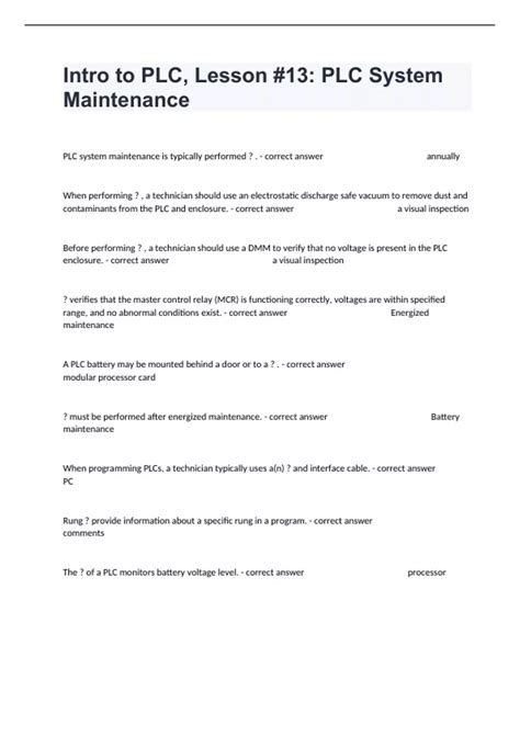 Image result for plc Programming Questions for Practice