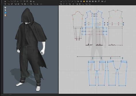 Image result for Marvelous Designer 2D Pattern Window