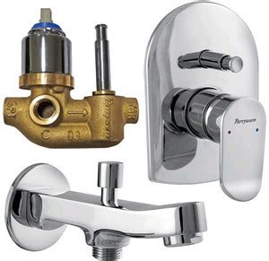 Parryware Alpha Concealed diverter Body With upper Trim with tipton ...