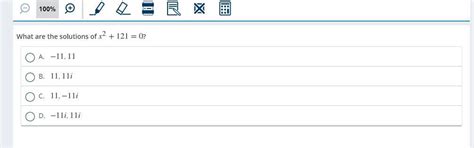 what are the solution of x^{2}+121=0?? - Brainly.in