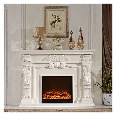 Buy Fireplace Freestanding Heater, Indoor Heater with Log Burner Flame ...