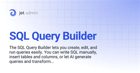 Image result for Web-Based SQL Query Builder