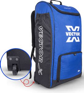 VECTOR X Greenfield Pro 60 Ltr. Cricket Backpack Polyester Kit Bag With ...
