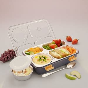 Flipkart.com | MOIRA INTERNATIONAL Stainless Steel Airtight Tiffin Box ...