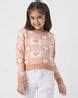 Buy PINK Sweaters & Cardigans for Girls by NAUTI NATI Online | Ajio.com
