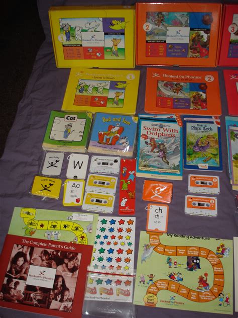 HOOKED ON PHONICS COMPLETE SET Levels 1 2 3 4 5 Learn To Read Books HOP ...
