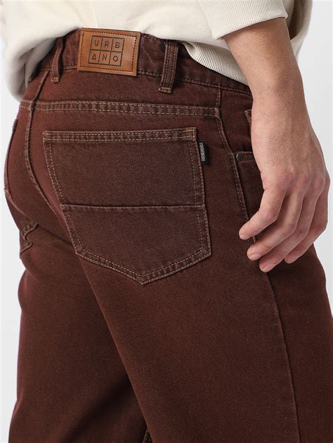 Shop Brown Baggy Jeans Men in India Online at Best Price - Urbano Fashion