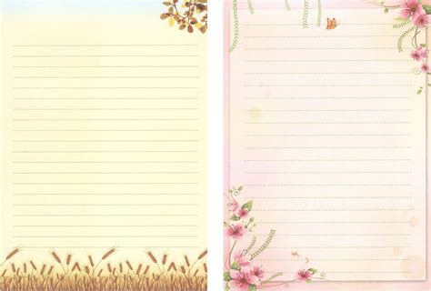 Buy IMagicoo 50 Cute Design Writing Stationery Lined Paper Letter Set ...