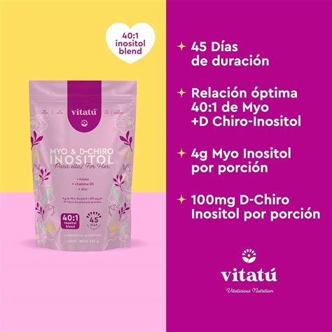 Vitatú | Myo Inositol & D-Chiro Inositol Ideal Mix India | Ubuy