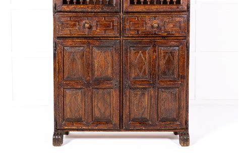 Early 18th Century Spanish Walnut Cabinet | Lee Wright Antiques
