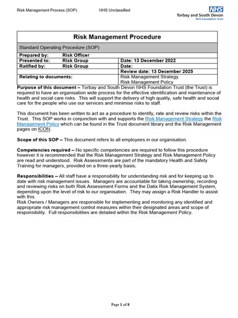 Image result for Risk Management Procedures