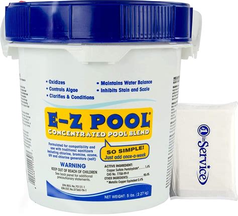 Number 1 In Service E-Z Pool Concentrated Pool Blend, 5 Lbs. Weekly All ...