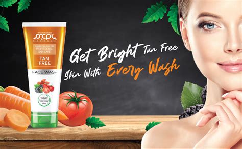 SSCPL Herbals De-Tan Face Wash with Carrot, Tomato & Mulberry Extracts ...