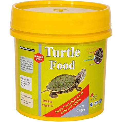 Turtle Food Staple Food sticks for all turtle and Reptiles 250gms ...