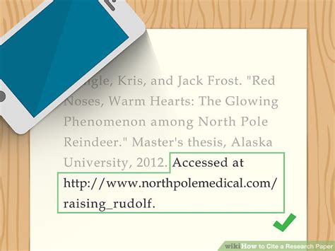 Image result for Research Paper Citation Example