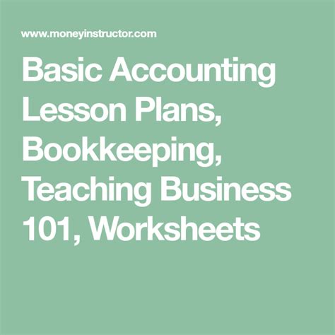 Image result for Basic Accounting Lesson