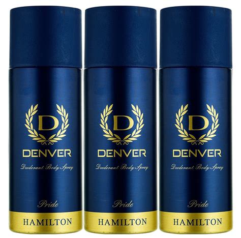 Buy Denver Hamilton Pride Deodorant Body Spray For Men, 165 Ml (Pack Of ...