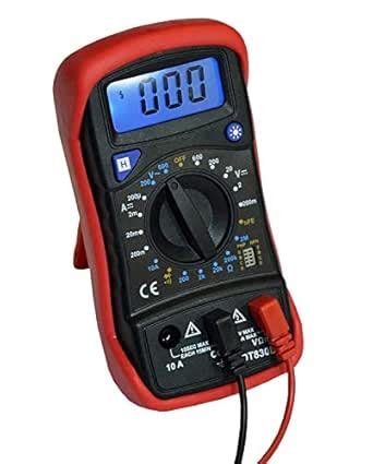 GUNK 830L 3 Digit, 600 AC/DC Voltage Digital Multimeter with Back ...