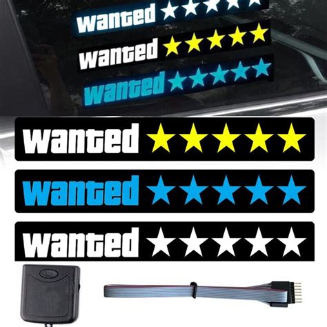 Wanted Led Glow Sticker – TECHNO KHAN STORE
