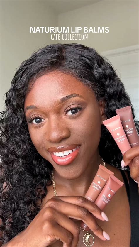 NATURIUM PHYTO GLOW LIP BALM Swatches | Lips, Lip balm, Lip swatches