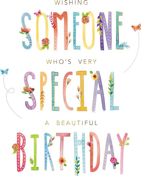 Birthday Card (UKG293433) - Someone Very Special - From The Carlton ...