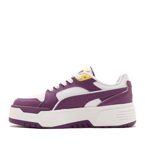 PUMA CA. FLYZ WNS PUMA WHITE-CRUSHED BERRY（プーマ シーエー フライズ ウィメンズ-ホワイト ...