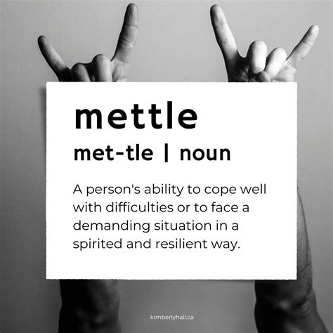 #words #meaning #mettle #courage #coachingsession | Kimberly Hall