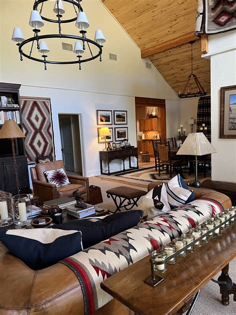 Pin by N P on Seay A Frame | Cabin living room, Western interior ...