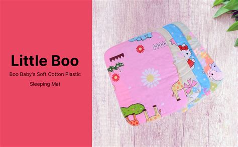 Little Boo Baby's Soft Cotton Diaper Changing Mat/Sleeping mats/Water ...