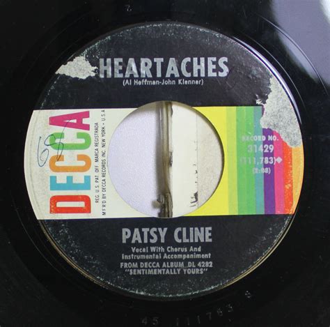 Image result for Patsy Cline Heartaches