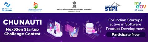 CHUNAUTI - NextGen Startup Challenge Contest | MyGov.in