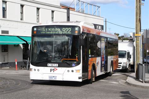 Kinetic bus #408 5908AO on route 922 along Bay Street at North Brighton ...