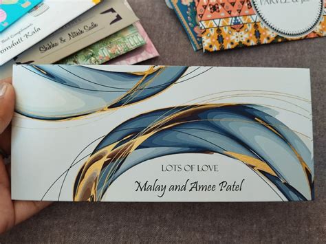Personalised Money Envelopes - Paint Strokes Theme 7928646992003 ...