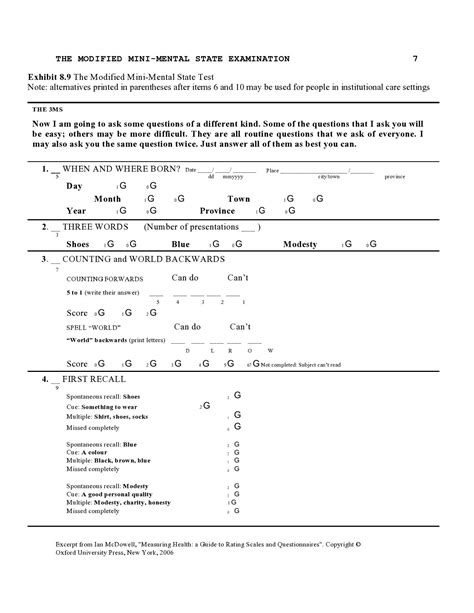 47 Free Mental Status Exam Templates (MSE Examples) ᐅ TemplateLab