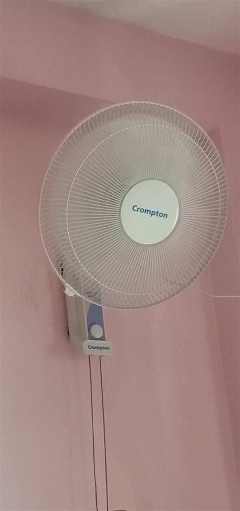 Crompton High Flo Wave Wall Mounted Fan (White, 400MM) : Amazon.in ...