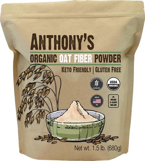 Amazon.com : Nutricost Pantry Organic Oat Fiber (1.8 Pounds) Stone ...
