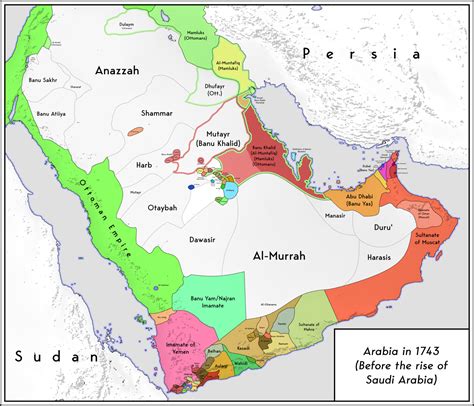 Arabia before the Saudis by u/AbdurRahman1426 - Maps on the Web