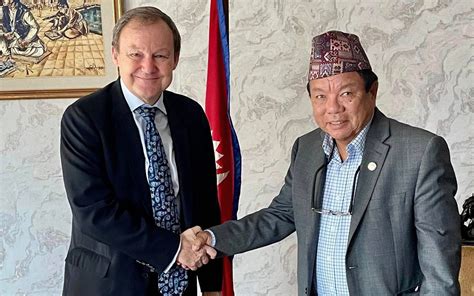 UK Ambassador Meets Education Minister Mahabir Pun to Discuss Support ...
